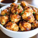 Cauliflower Bites with Sticky Sauce