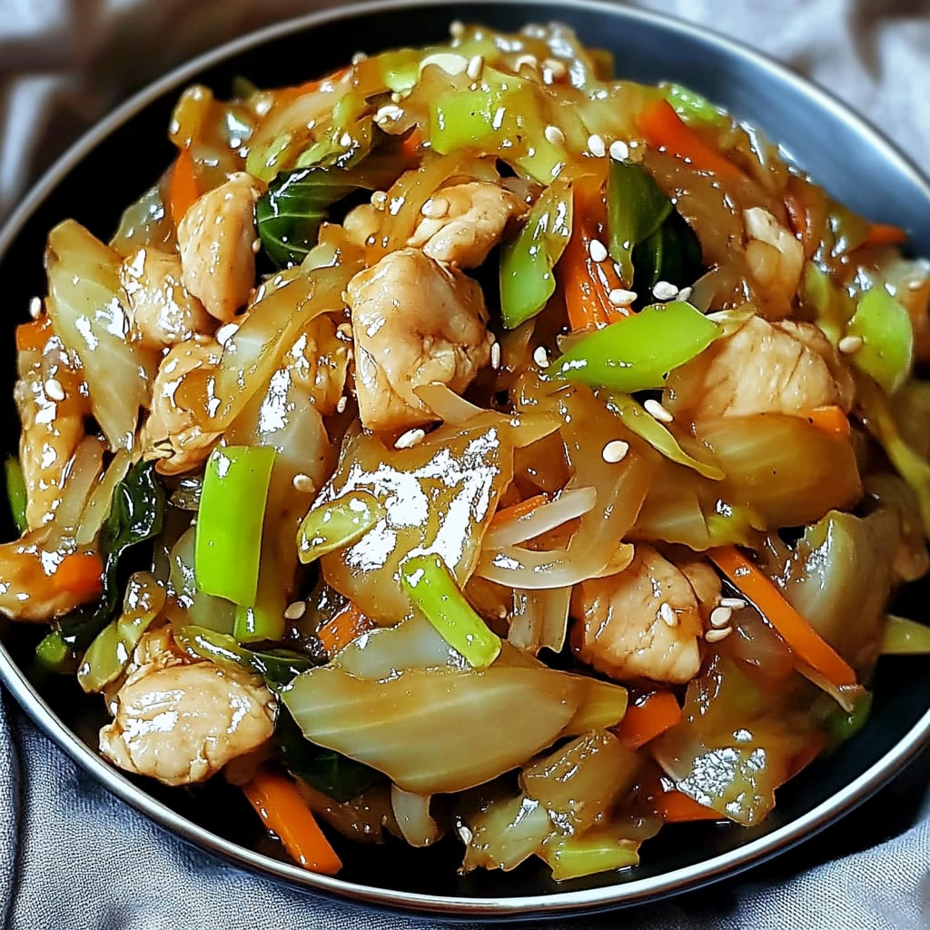 Chicken Cabbage Stir-Fry