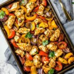 Chicken Shawarma Sheet Pan Dinner
