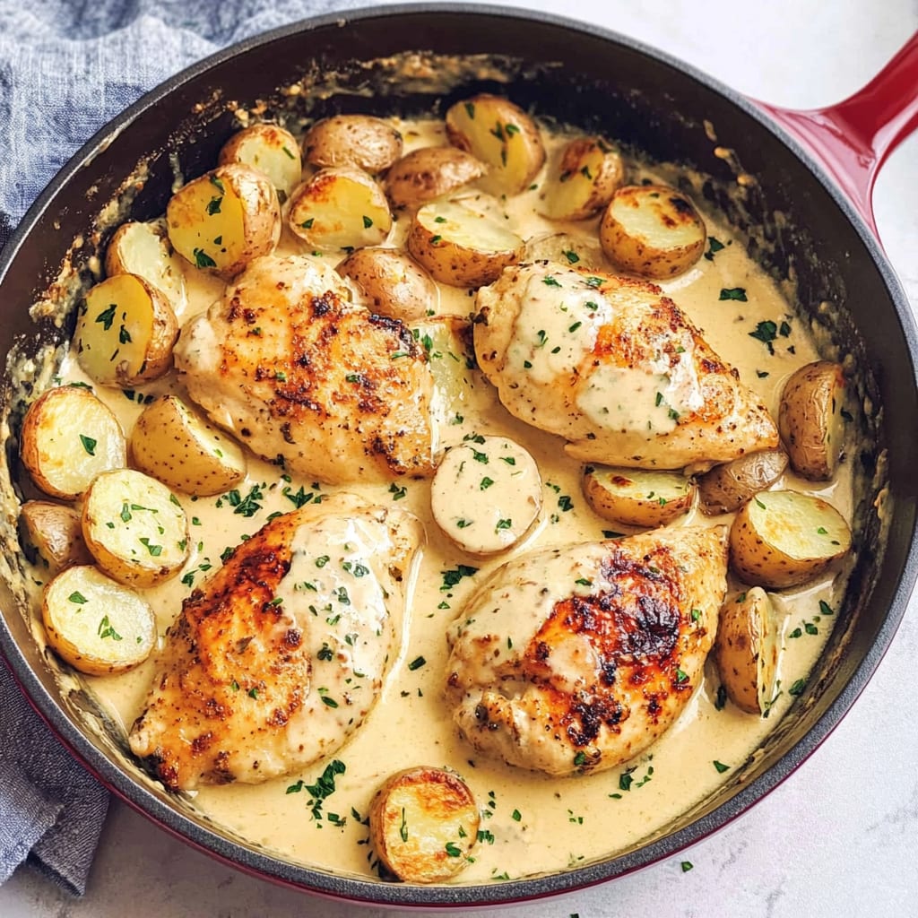 Creamy Dijon Chicken and Potatoes
