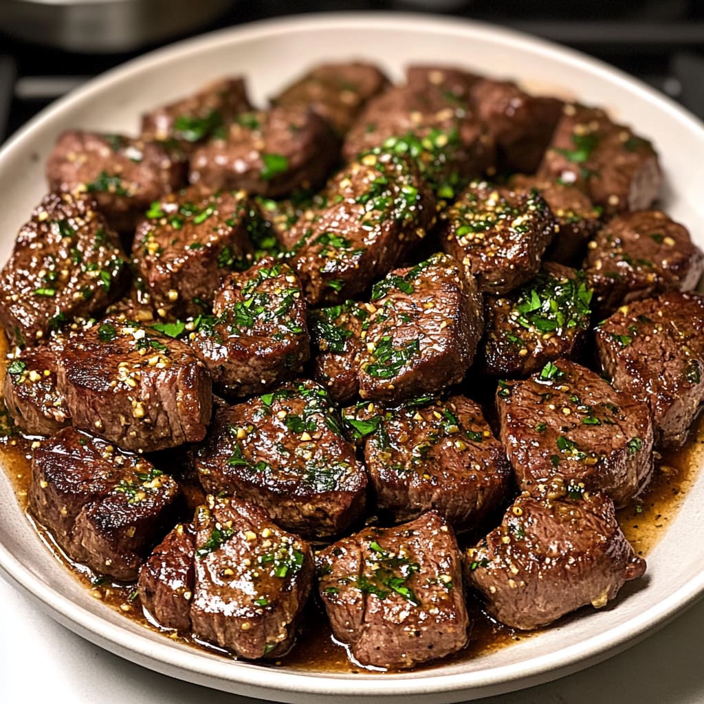 Garlic Butter Steak Bites