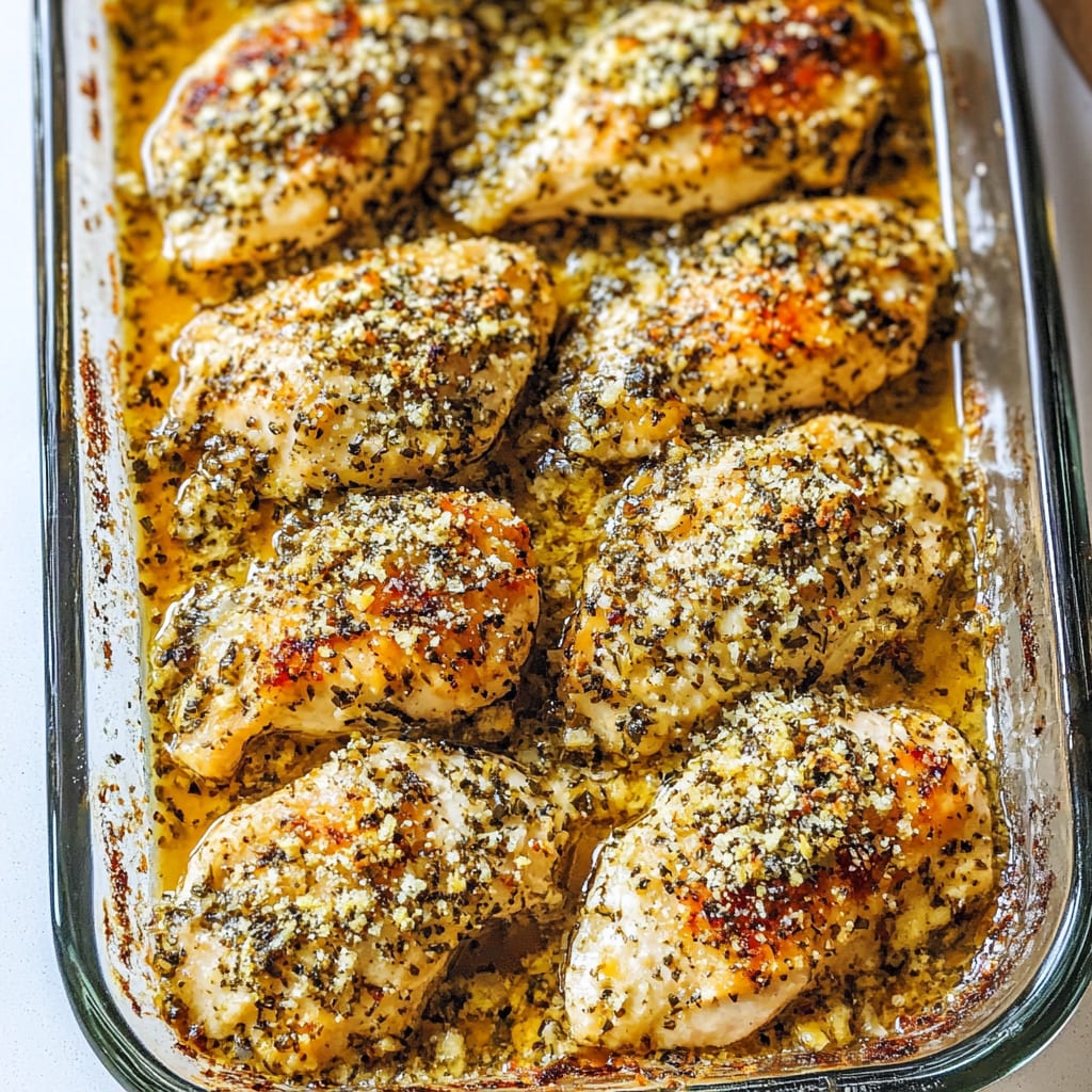 Garlic Parmesan Chicken Bake