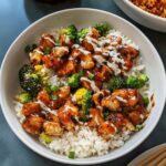 Sticky Chicken Rice Bowls
