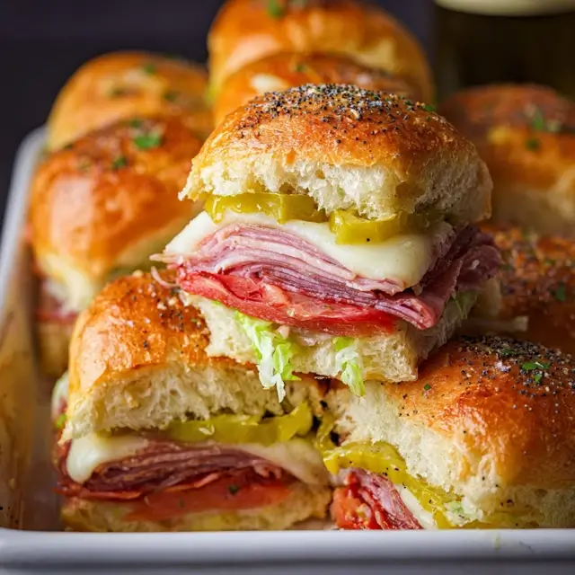 Hot Italian Sub Sliders