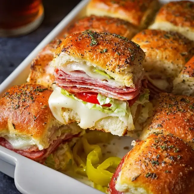 Hot Italian Sub Sliders