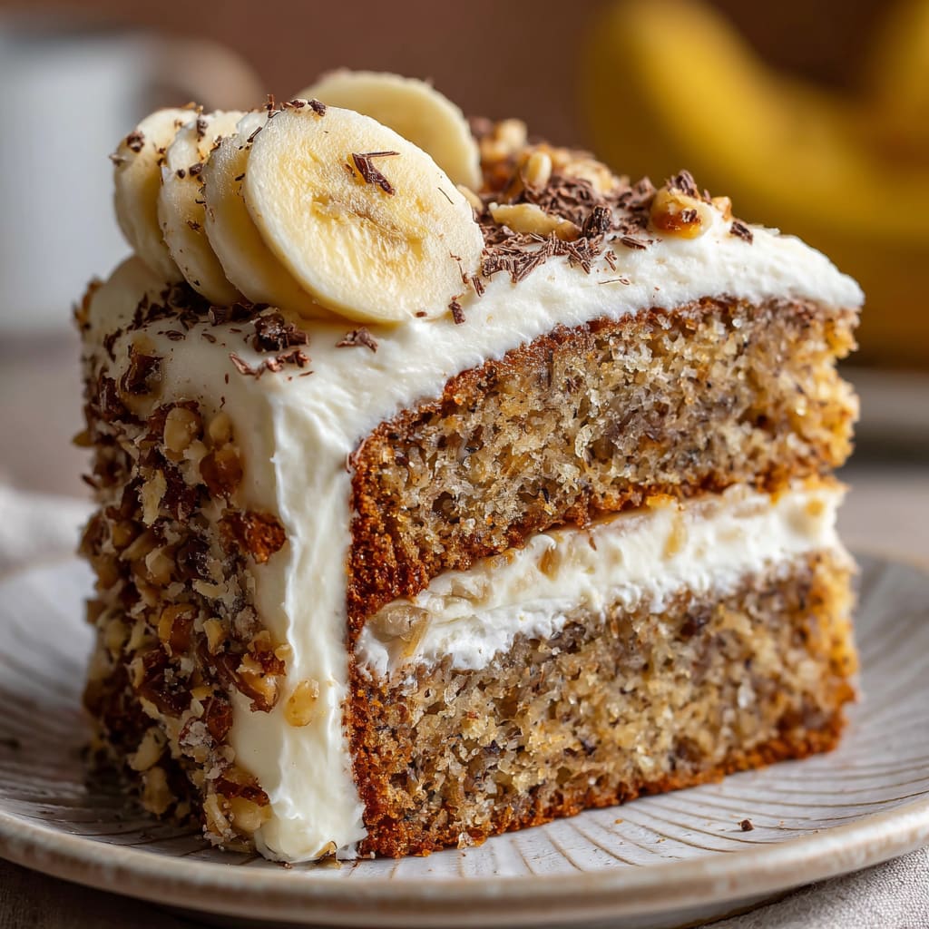 Banana Bread Cake with Cream Cheese Frosting