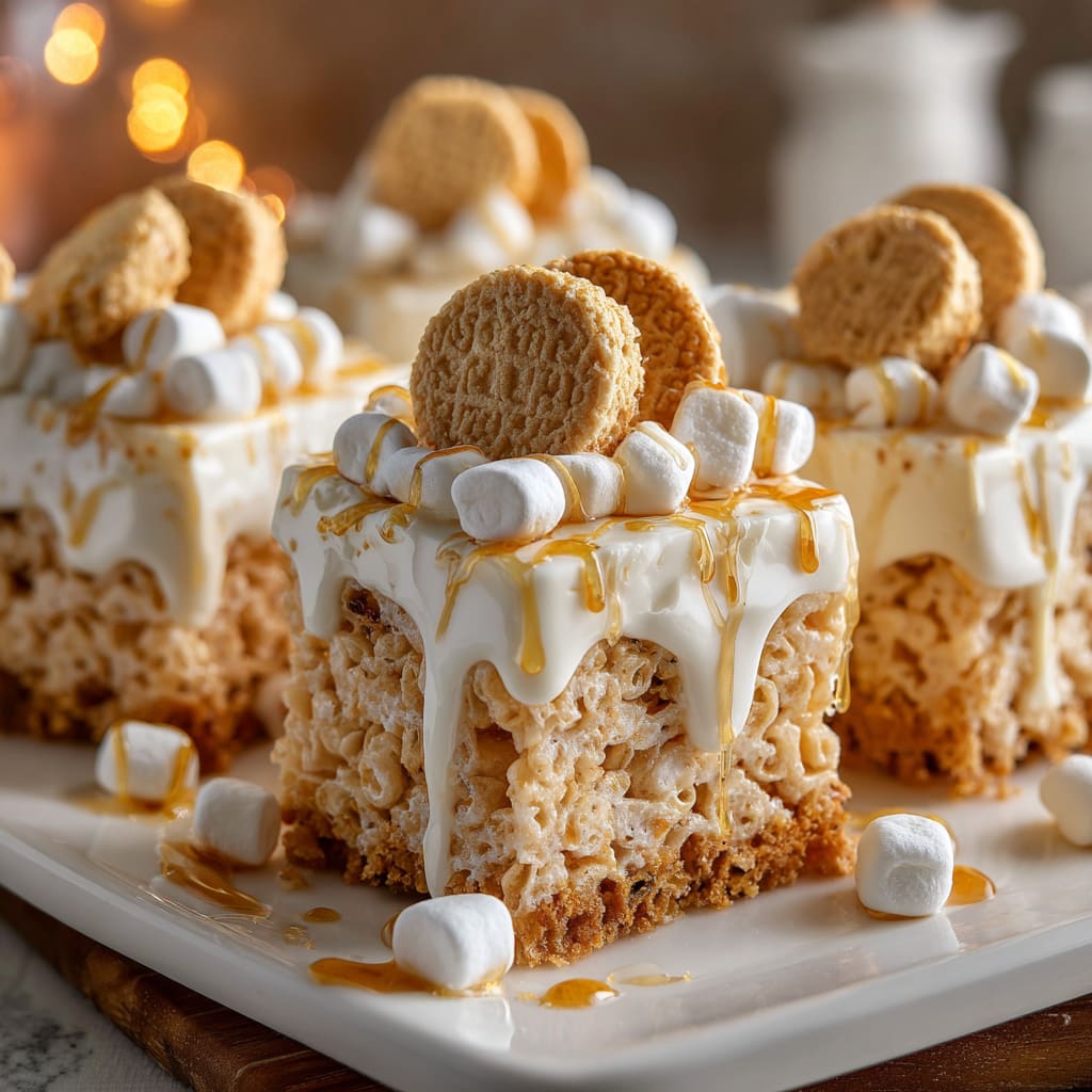 Banana Pudding Rice Krispie Treats