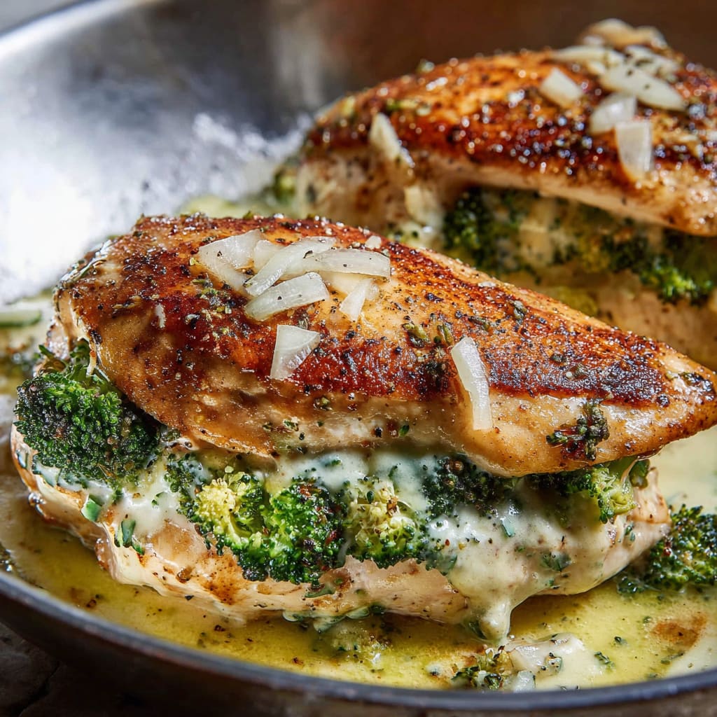 Broccoli Stuffed Chicken Breast