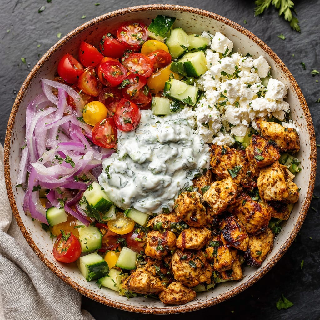 Chicken Gyro Bowls