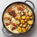 Chicken and Potatoes with Dijon Cream Sauce