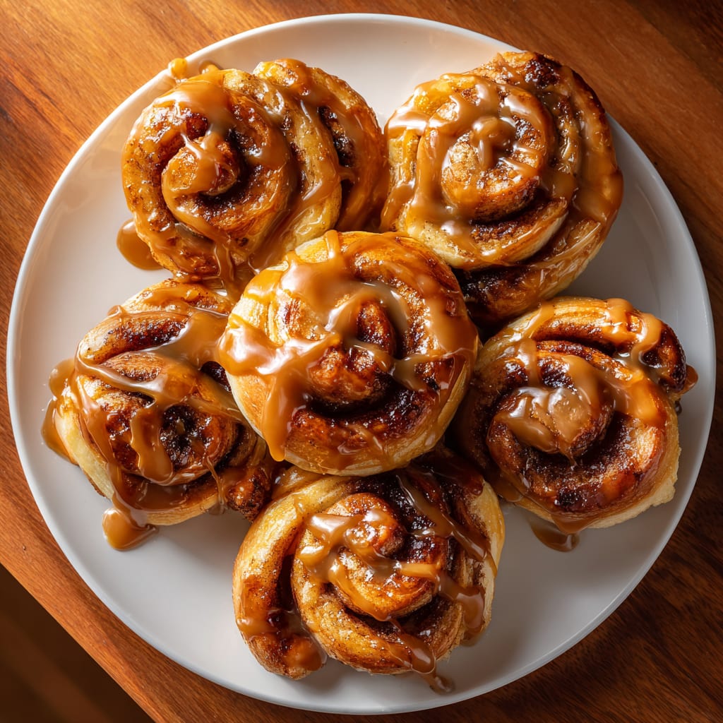 Cinnamon Knots with Coffee Icing