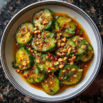 Cucumbers in Spicy Peanut Sauce