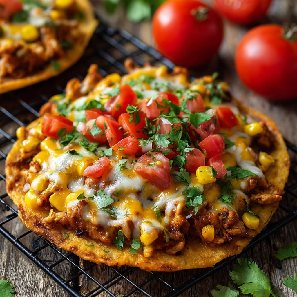 Easy Chicken Tostadas