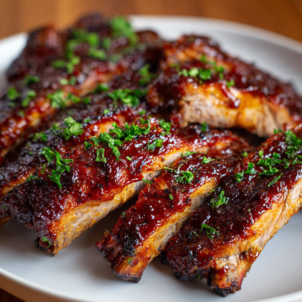 Easy Crockpot Barbecue Ribs