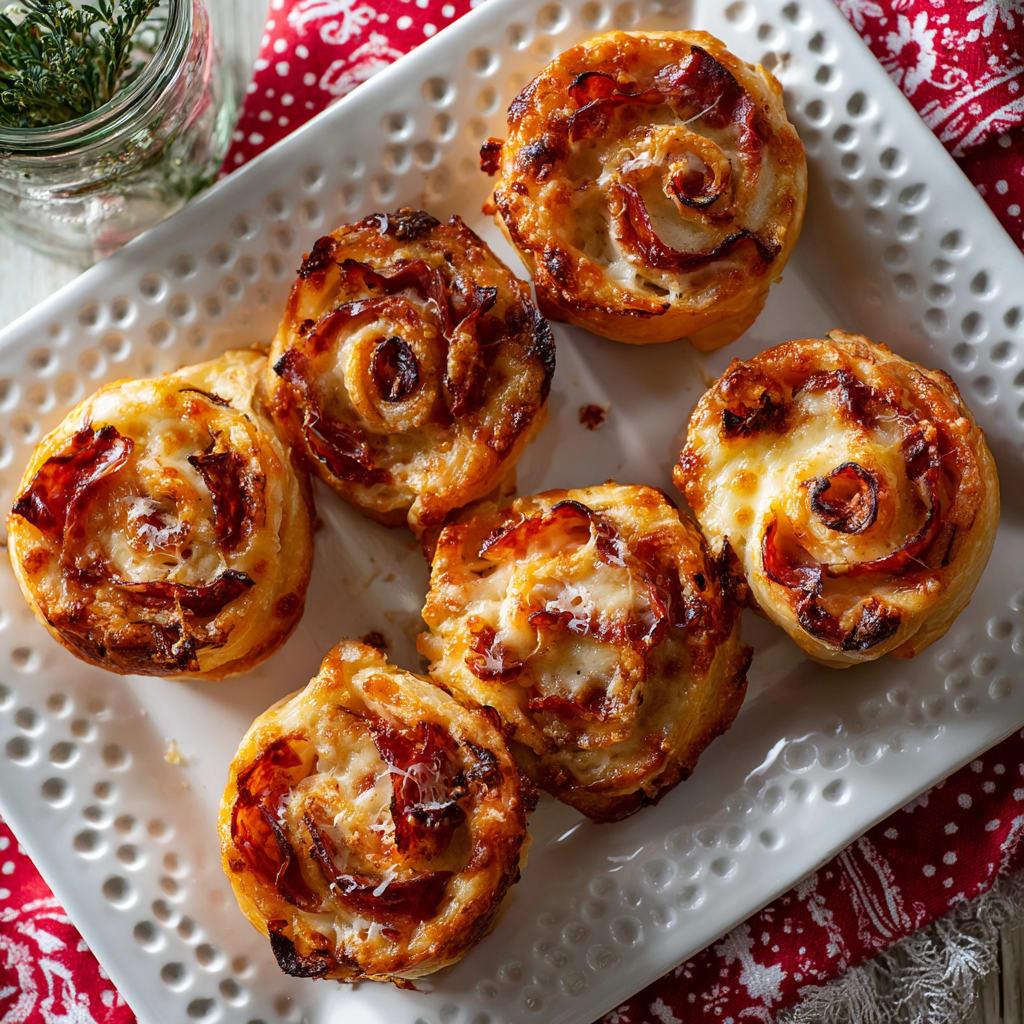 Easy Pizza Roses for Valentine's Day