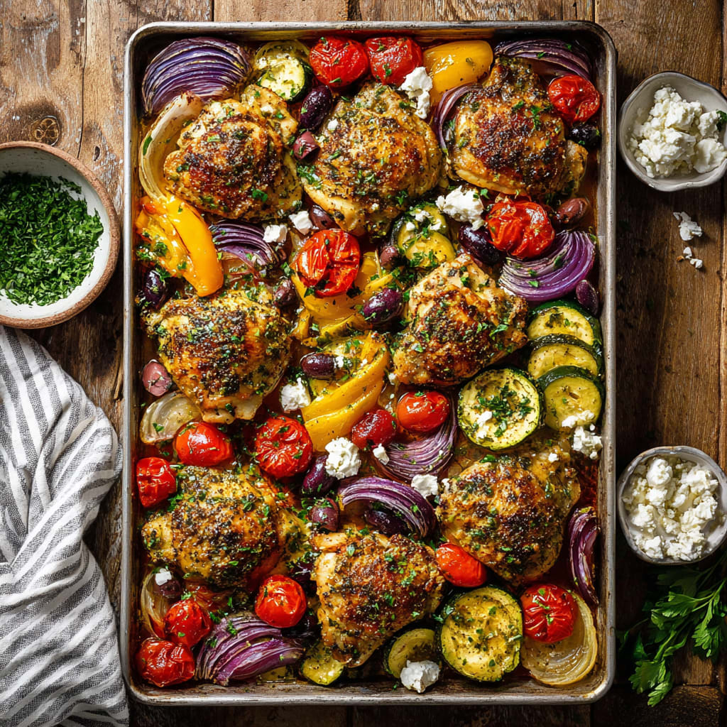 Greek Sheet Pan Chicken