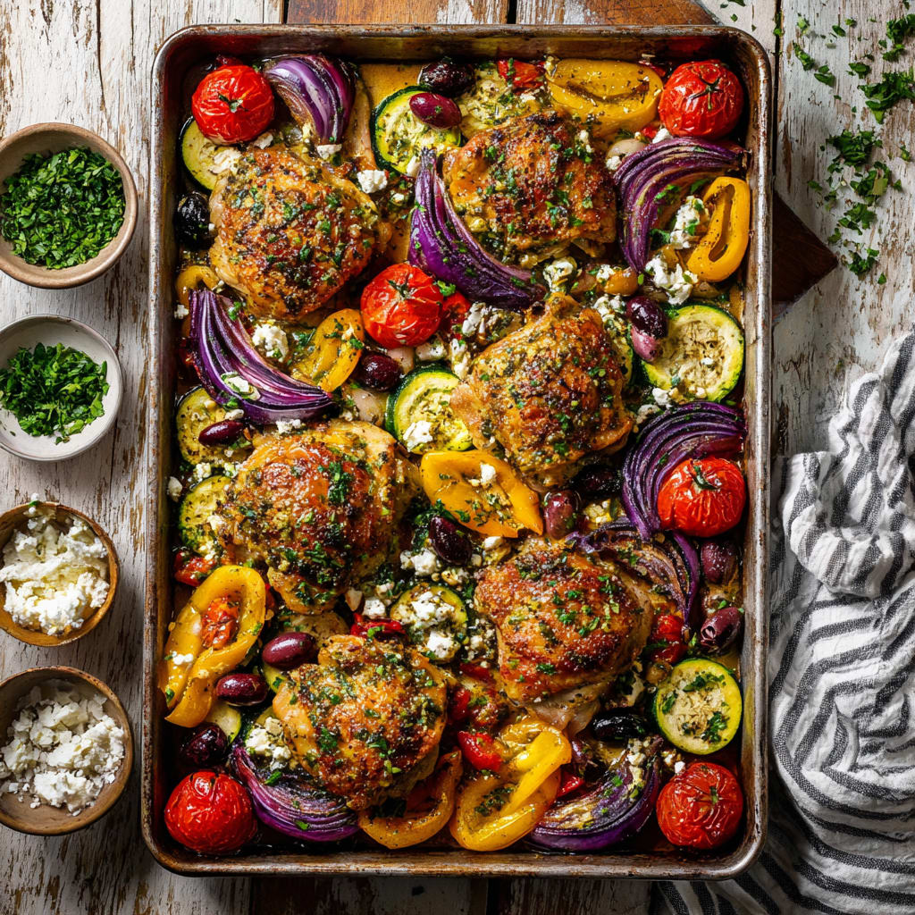 Greek Sheet Pan Chicken