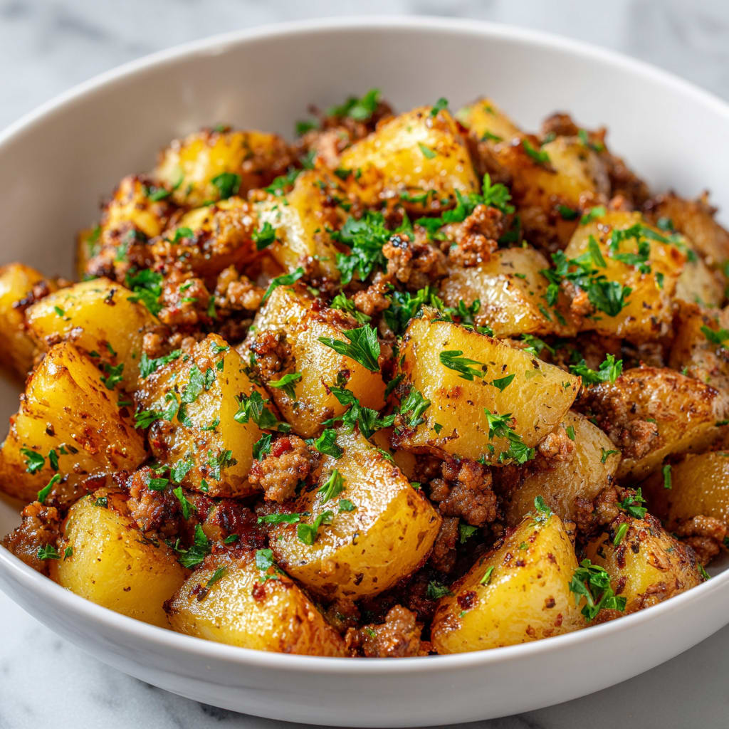 Ground Turkey and Tender Potatoes 