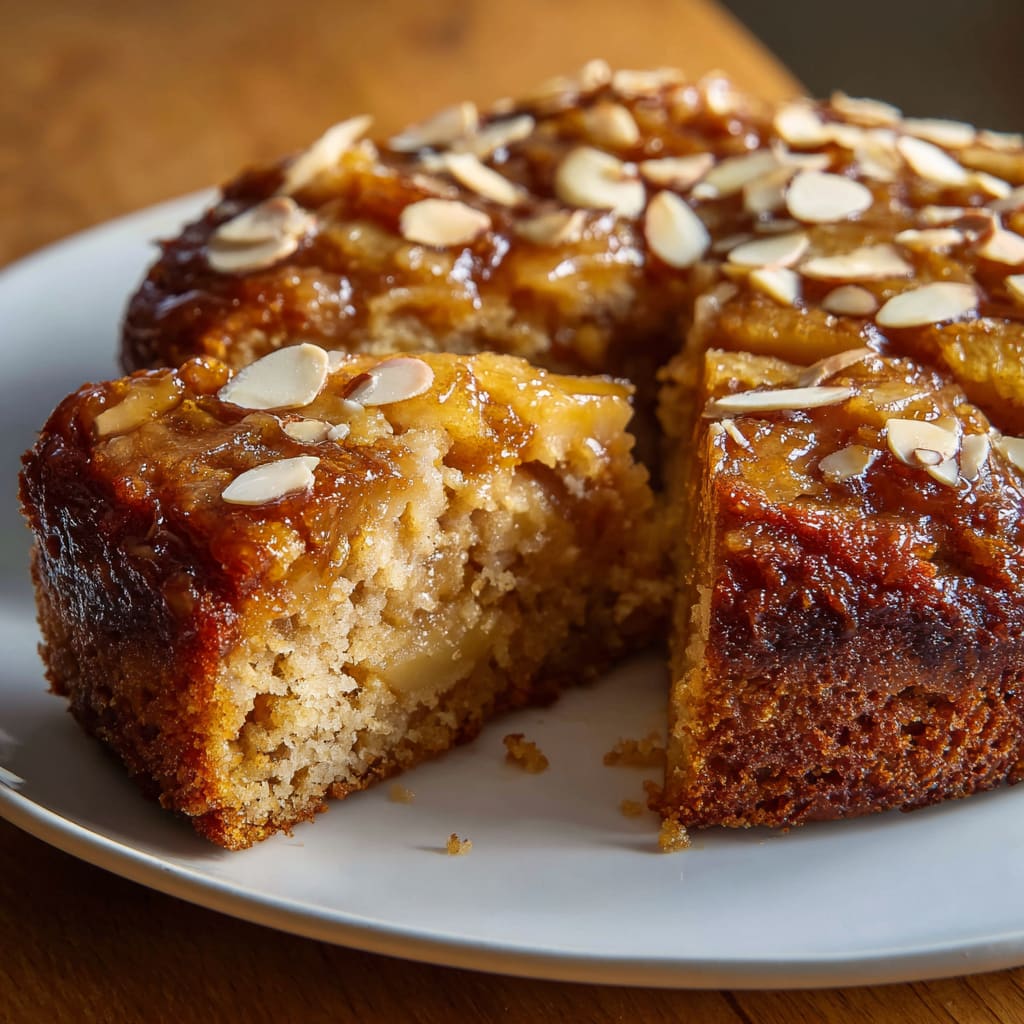 Healthy Oatmeal Apple Cake