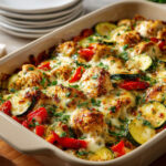 Mediterranean Chicken Zucchini Bake Recipe