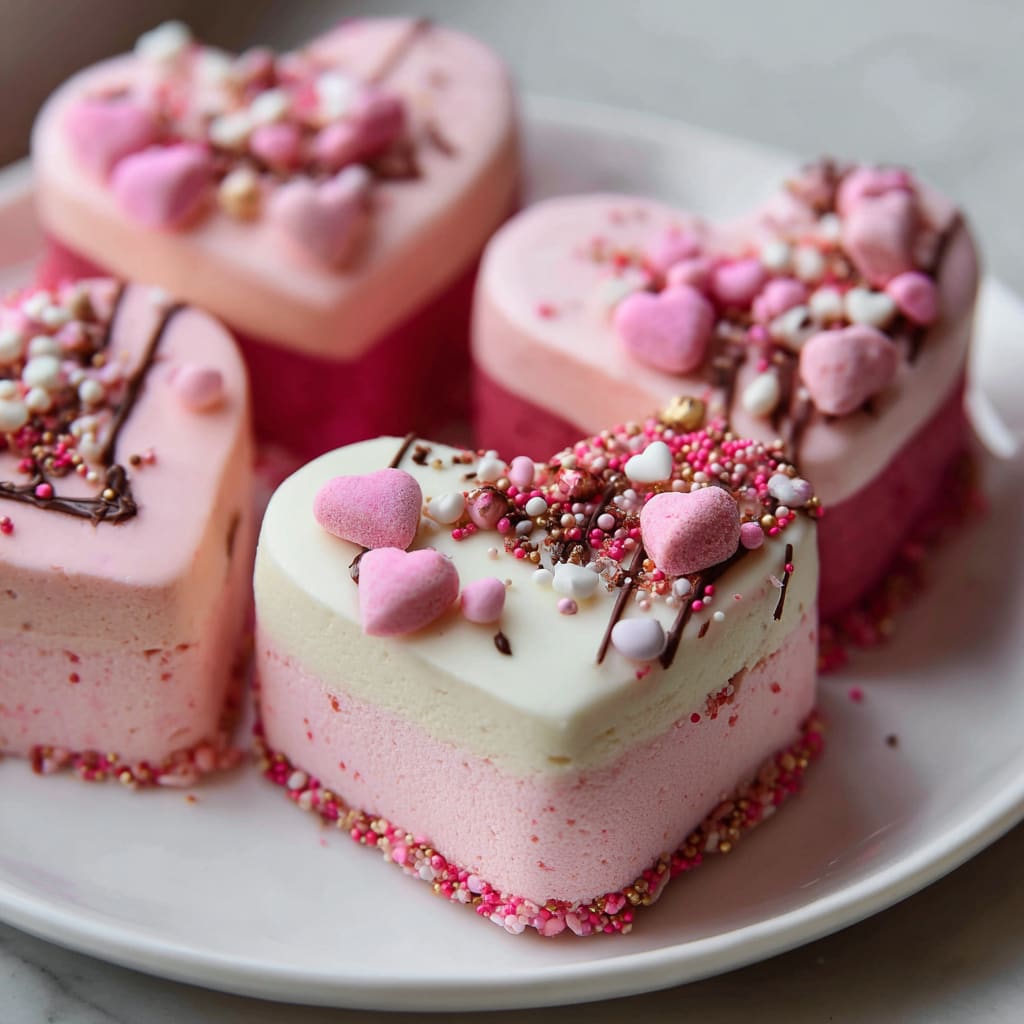Mini Heart Shaped Cakes