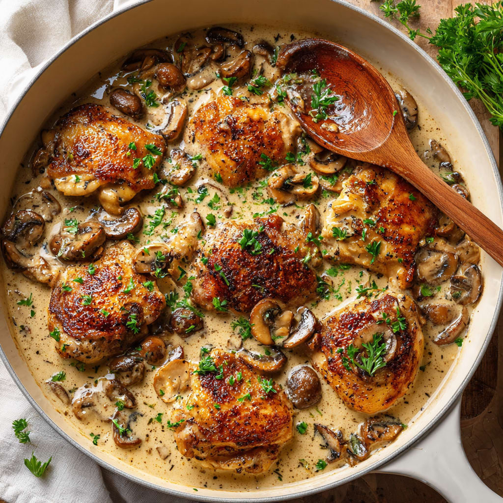 Mushroom Chicken Recipe
