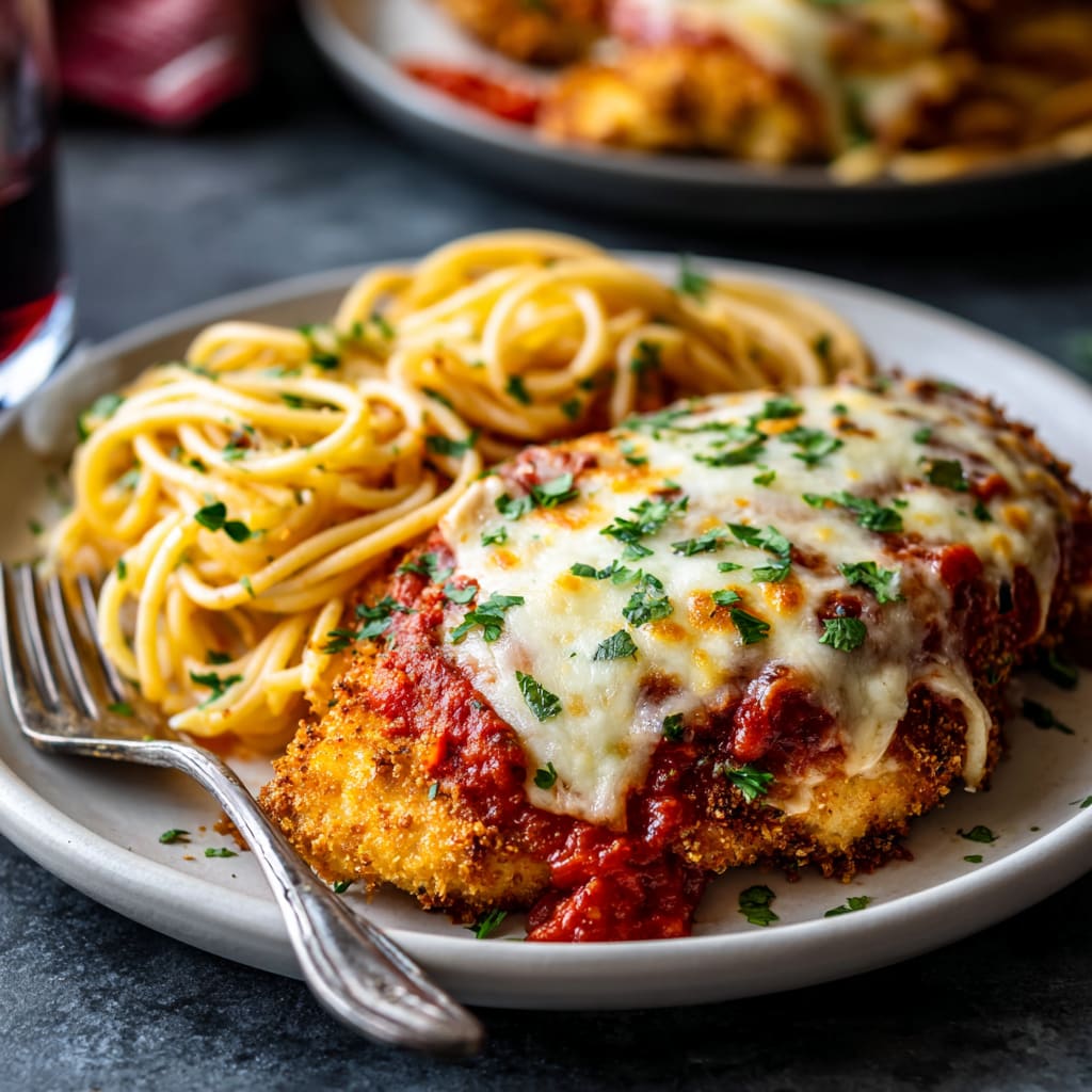 Oven Baked Chicken Parmesan