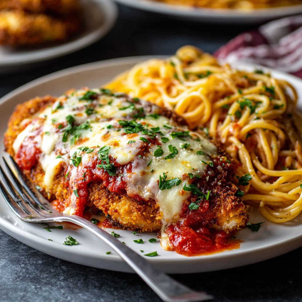 Oven Baked Chicken Parmesan