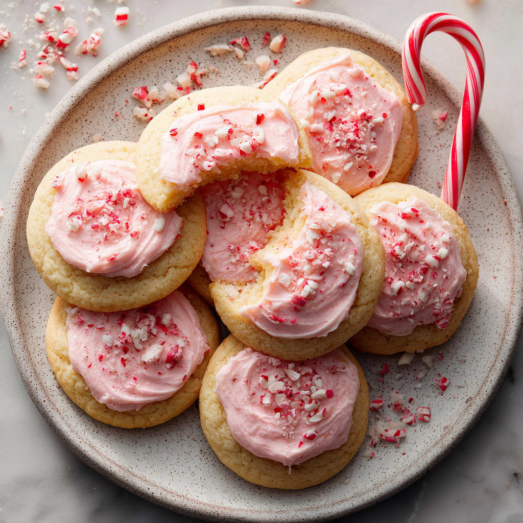 Peppermint Meltaway Cookies