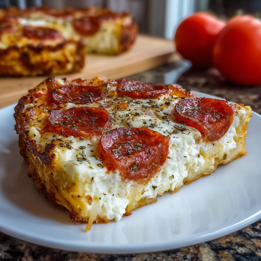 Pizza Style Cottage Cheese Bake