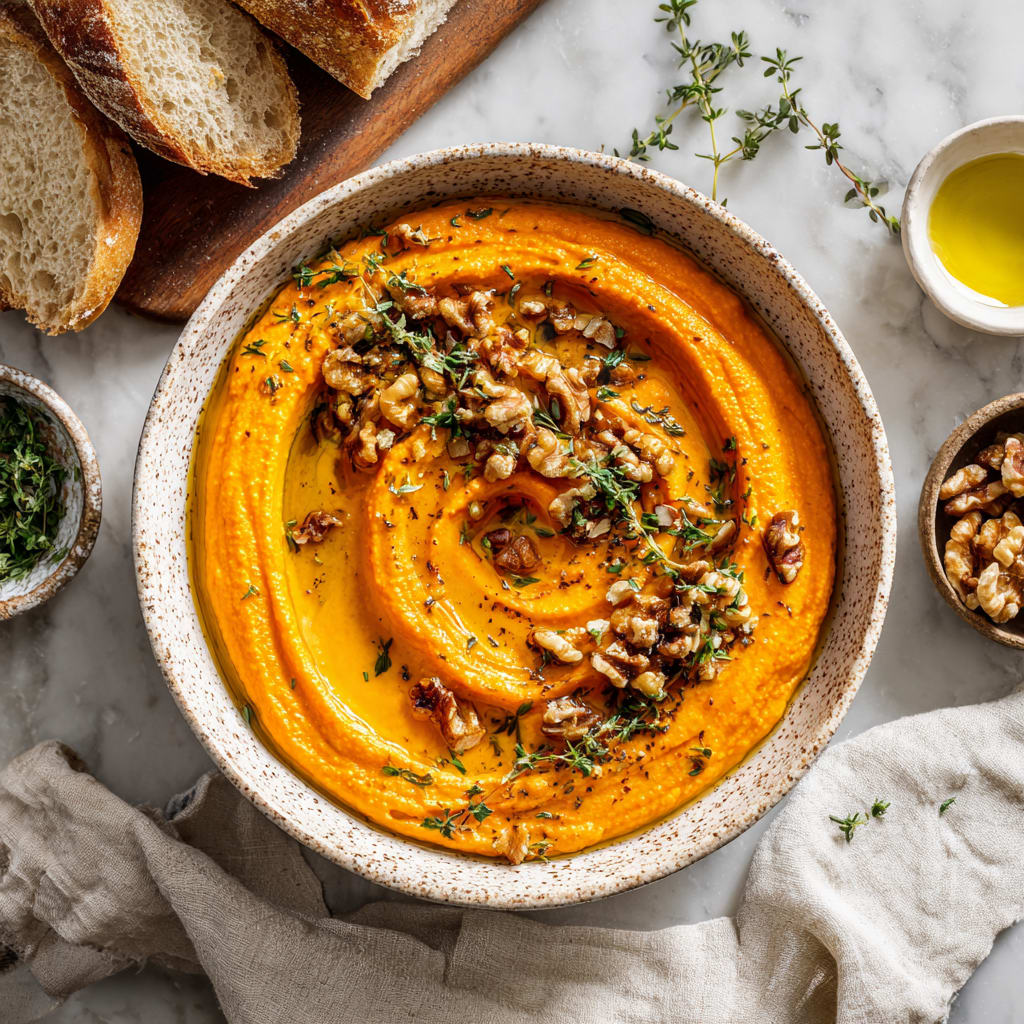 Pumpkin Whipped Feta Dip