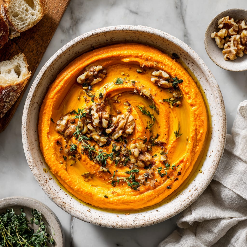 Pumpkin Whipped Feta Dip