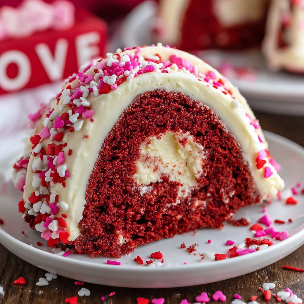 Red Velvet Cream Cheese Bundt Cake