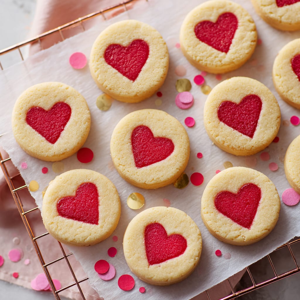 Valentines Day Slice and Bake Cookies