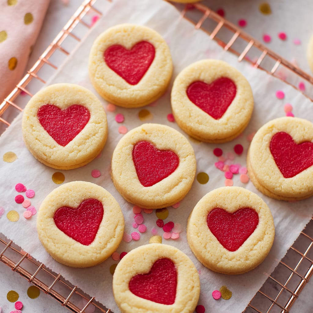 Valentines Day Slice and Bake Cookies