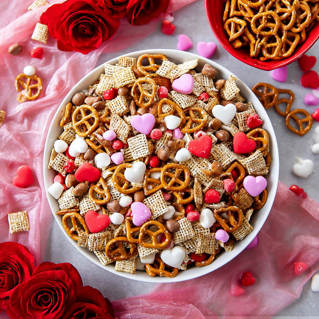 Valentines Day Snack Mix