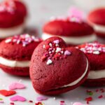 Valentines Red Velvet Whoopie Pies