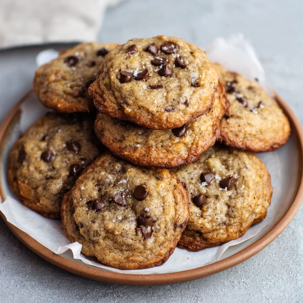 Banana Bread Chocolate Chip Cookies