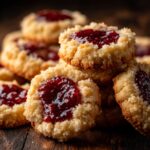Buttery Raspberry Crumble Cookies
