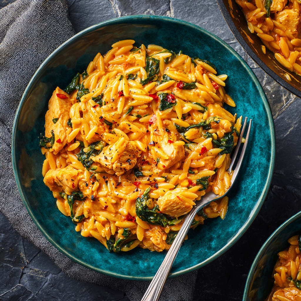 Cajun Chicken Orzo