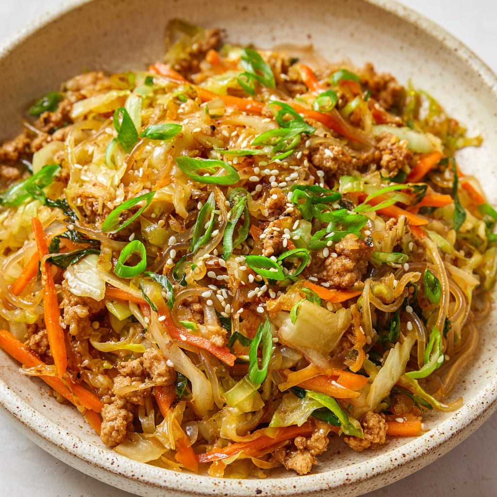 Chicken Egg Roll Bowls