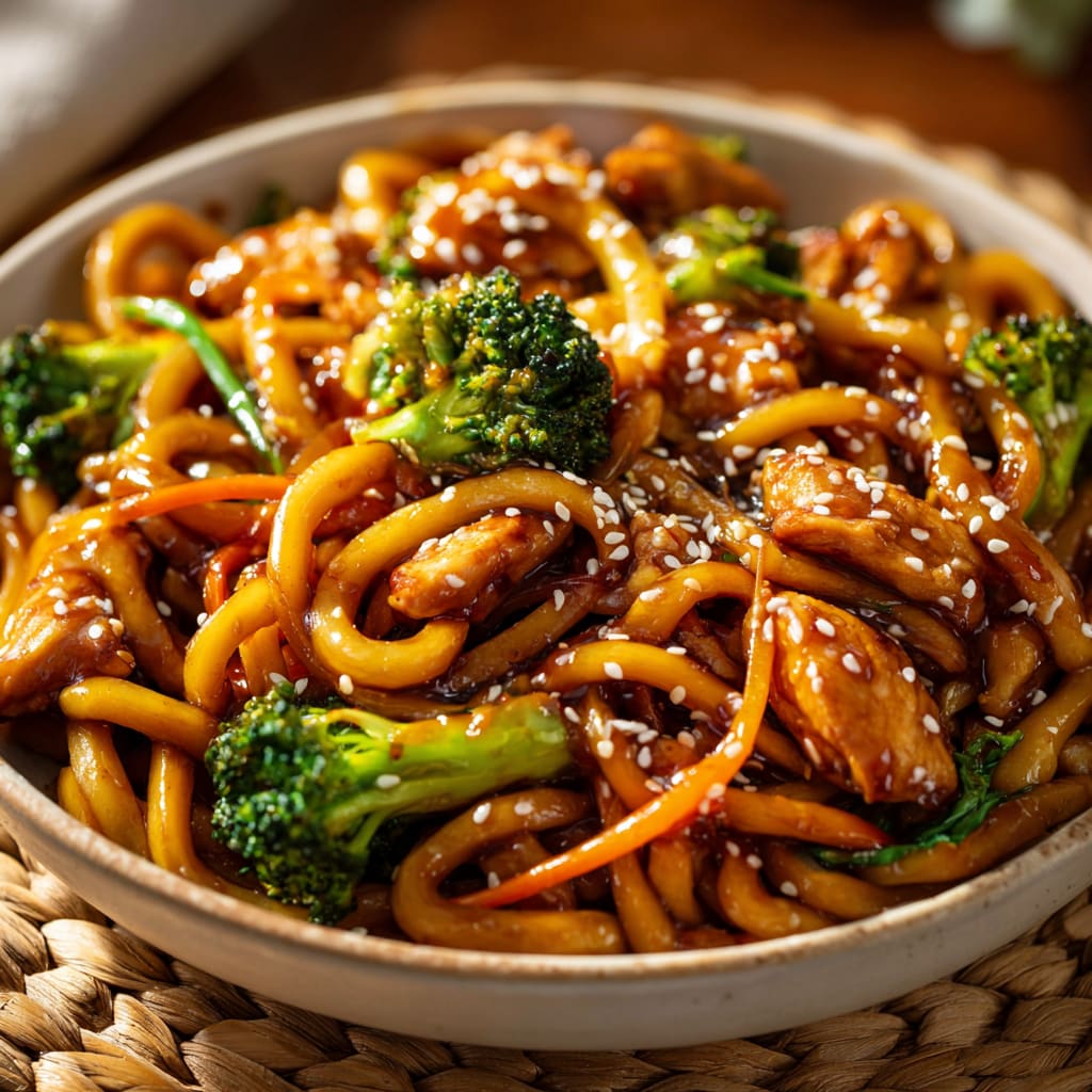 Chicken Teriyaki Noodles