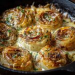 Creamy Baked Onions with Asiago Cheese
