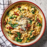 Creamy Leftover Turkey Orzo