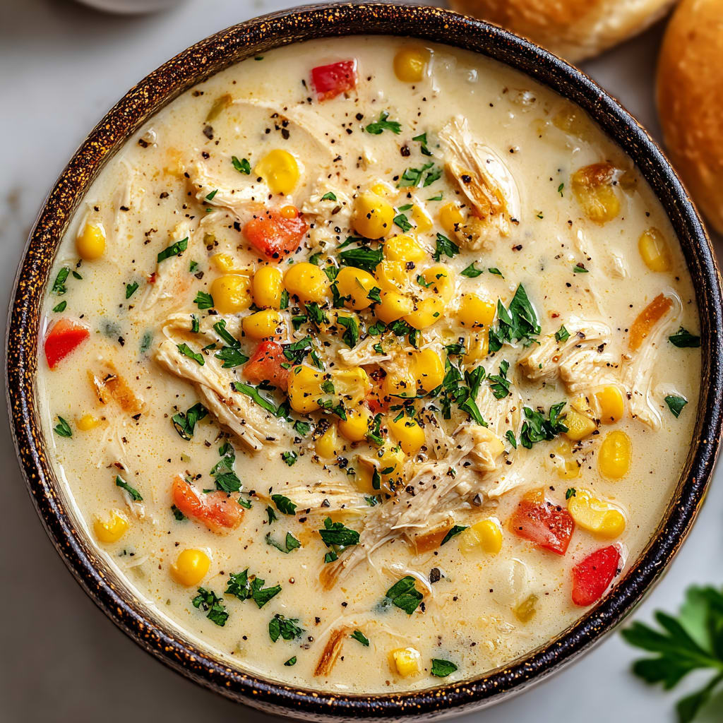 Crockpot Chicken Corn Chowder Recipe
