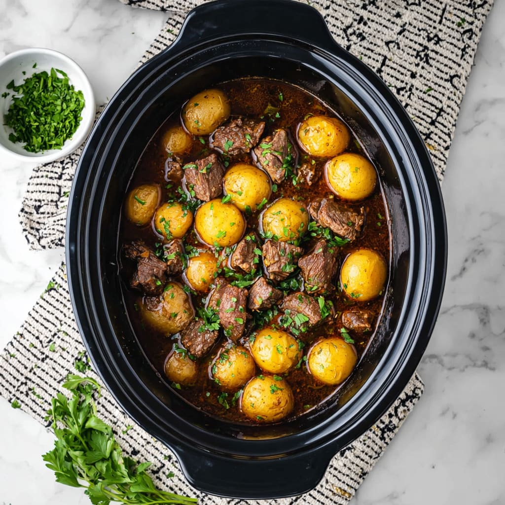 Crockpot Steak and Potatoes Recipe