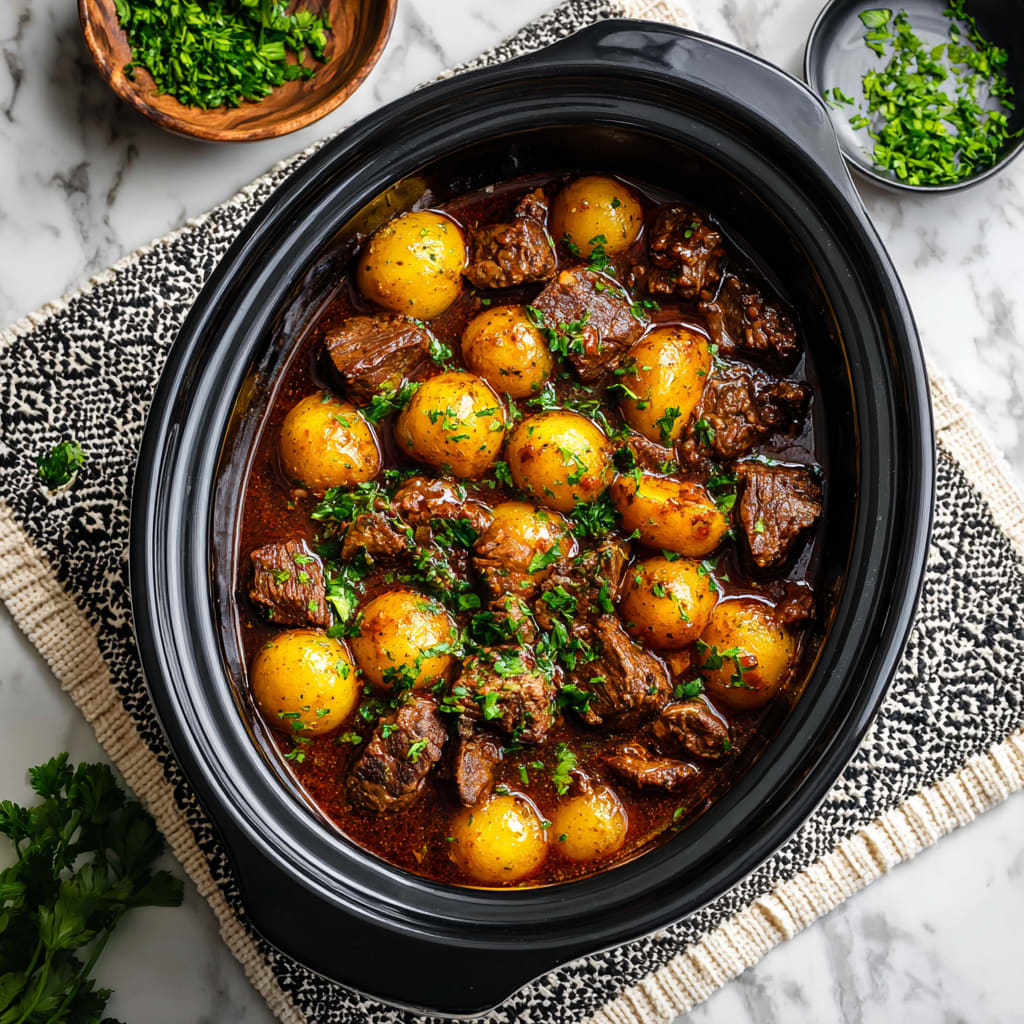 Crockpot Steak and Potatoes Recipe