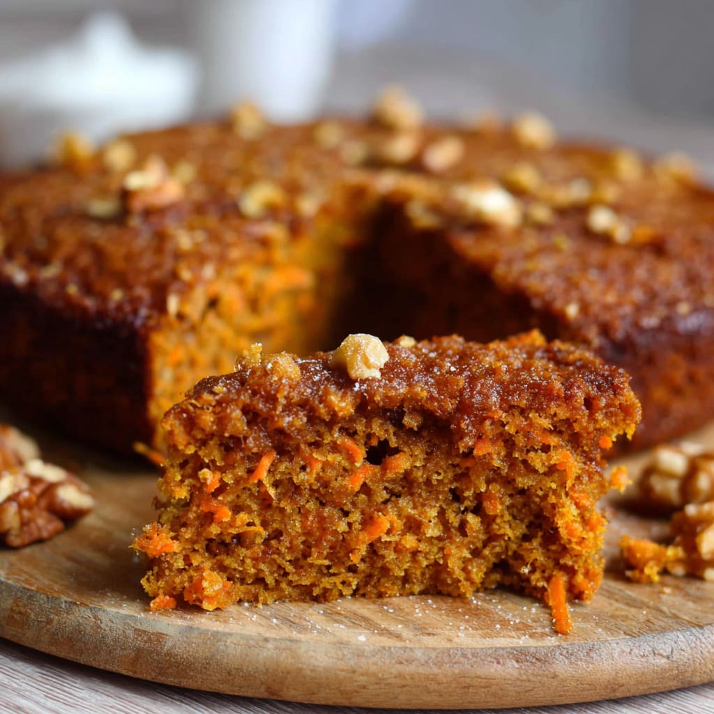 Easy Flourless Oatmeal Carrot Cake Recipe