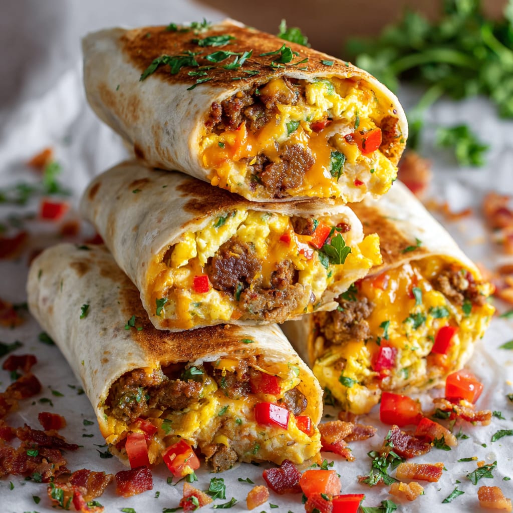 Freezer Break Burritos