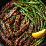 Garlic Butter Steak and Green Beans